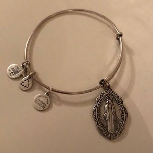 Alex and Ani Mother Mary Silver bracelet